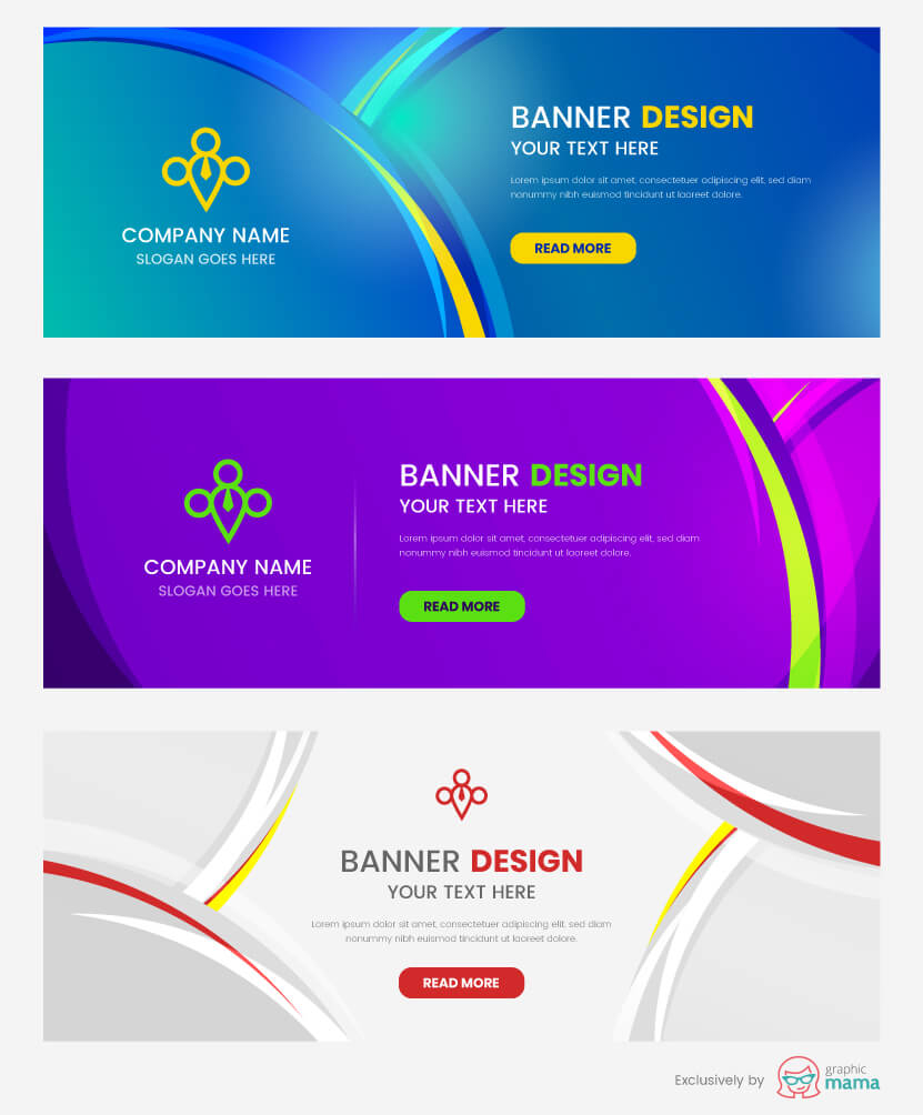 10 Free Banner Templates for Photoshop and Illustrator Regarding Free Website Banner Templates Download