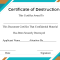 ?10+ Free Certificate Of Destruction Sample Templates? Throughout Free Certificate Of Destruction Template
