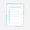 10% Free Checklist Templates – Download And Print Pertaining To Blank Checklist Template Word