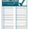 10 Free Checklist Templates (Word, Excel) – PrintableTemplates In Blank Checklist Template Word