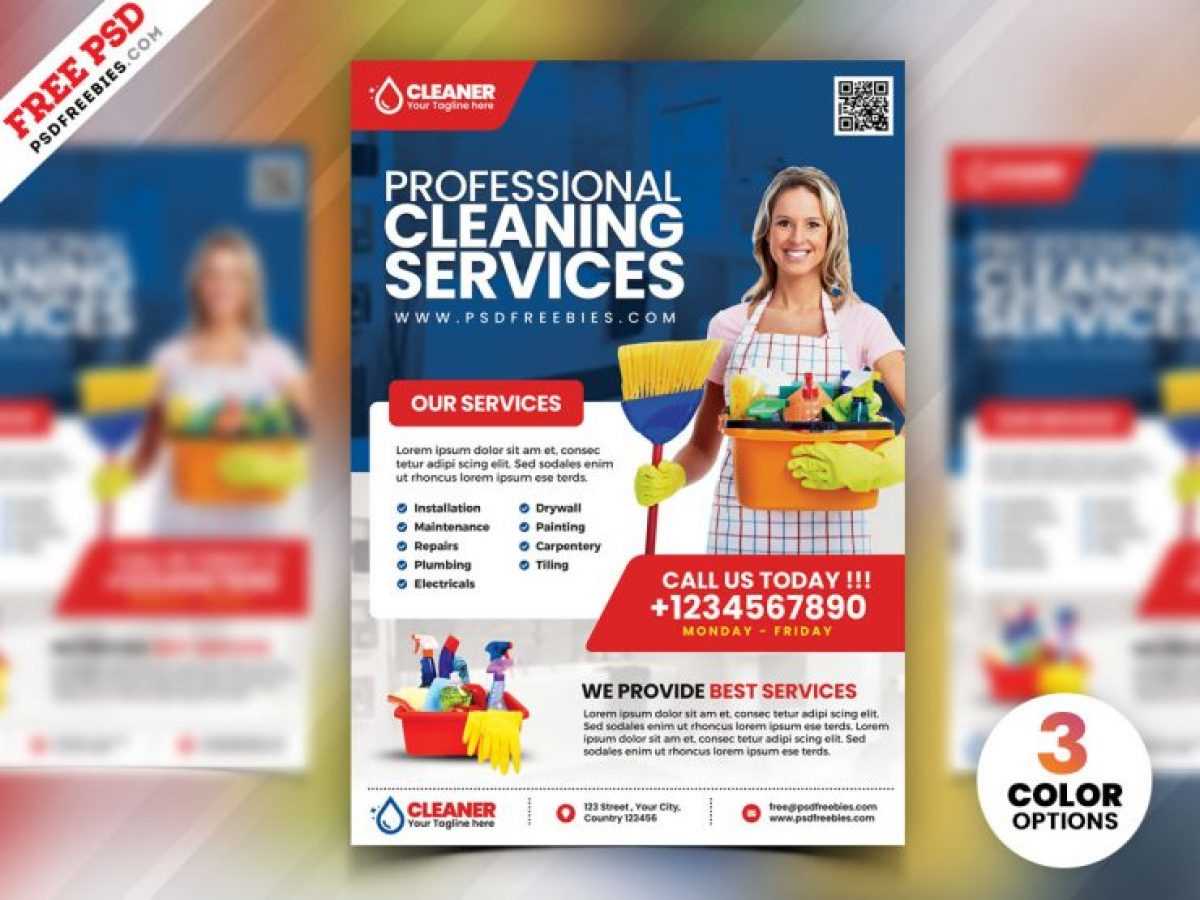 10+ Free Cleaning Services Flyer Templates Download – Graphic Cloud Inside Commercial Cleaning Brochure Templates