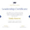 10 Free Creative Blank Certificate Templates In PSD Photoshop  In Leadership Award Certificate Template