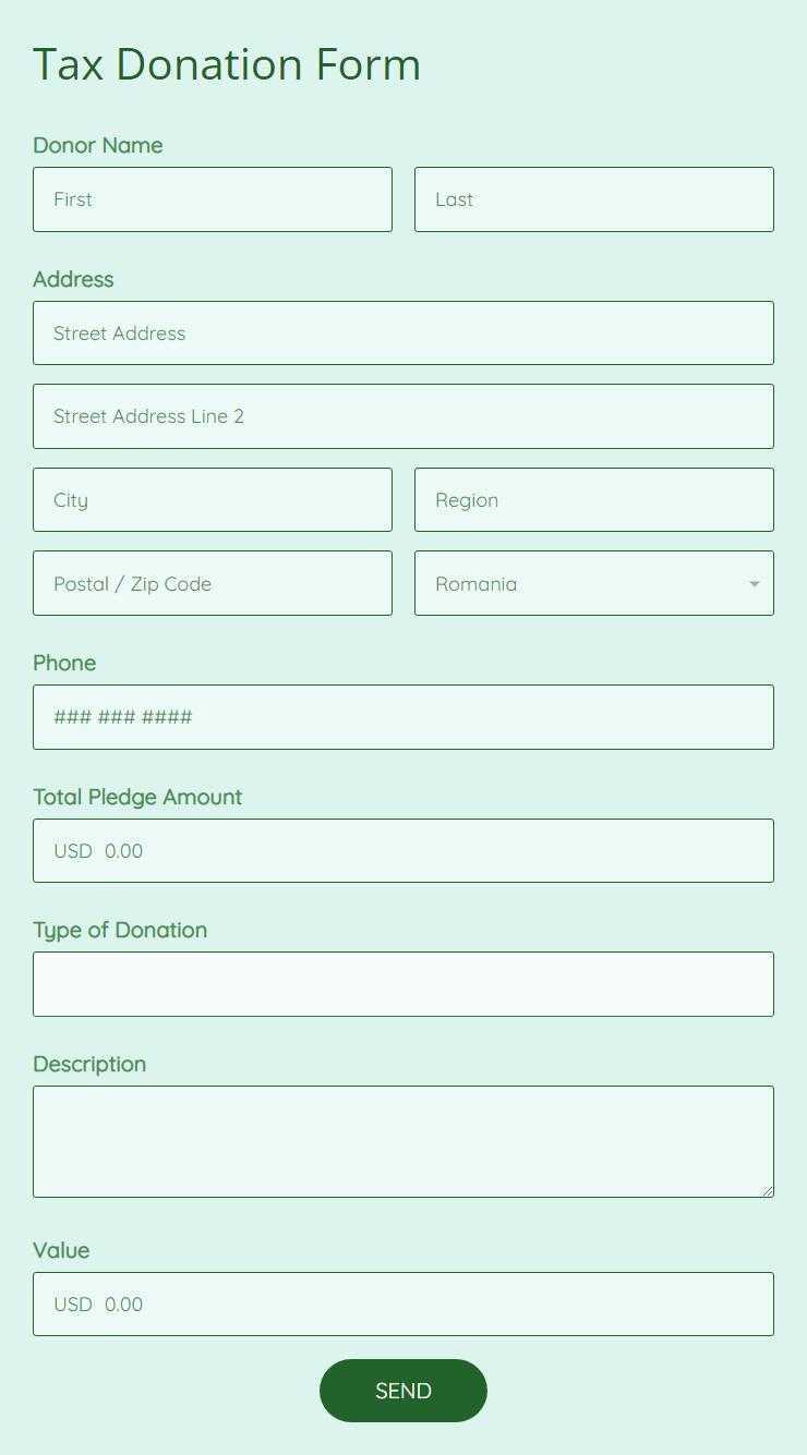 10+ Free Donation Forms & Examples - 10FormBuilder For Donation Report Template 10+ Free Donation Forms & Examples - 10FormBuilder For Donation Report Template