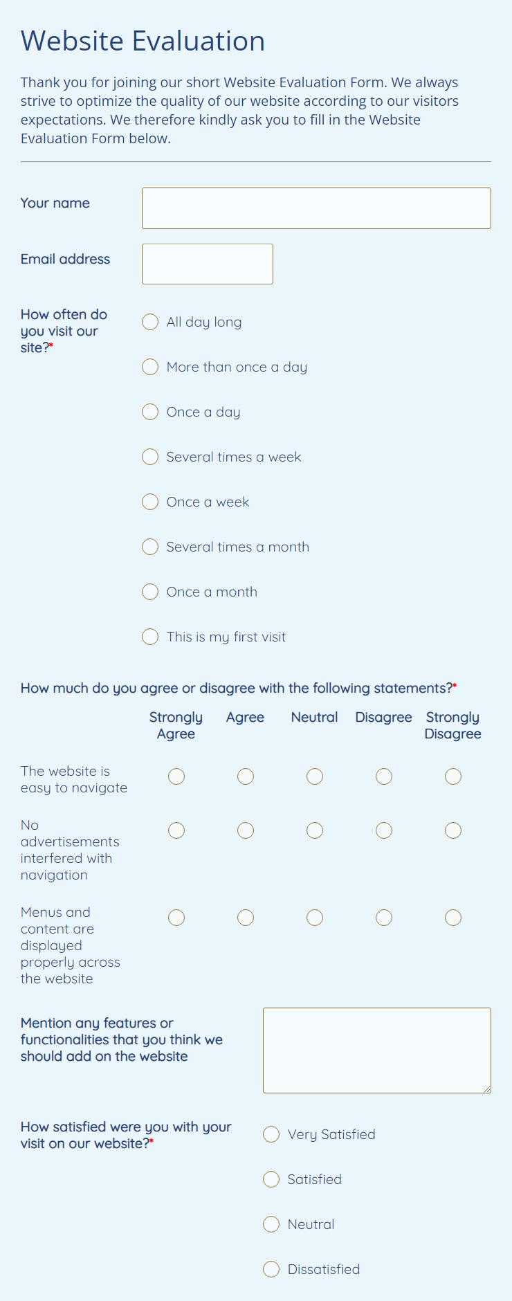 10+ Free Evaluation Forms - Shareable Form Templates For Website Evaluation Report Template