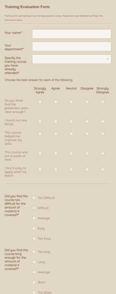 10+ Free Evaluation Forms – Shareable Form Templates Pertaining To ...