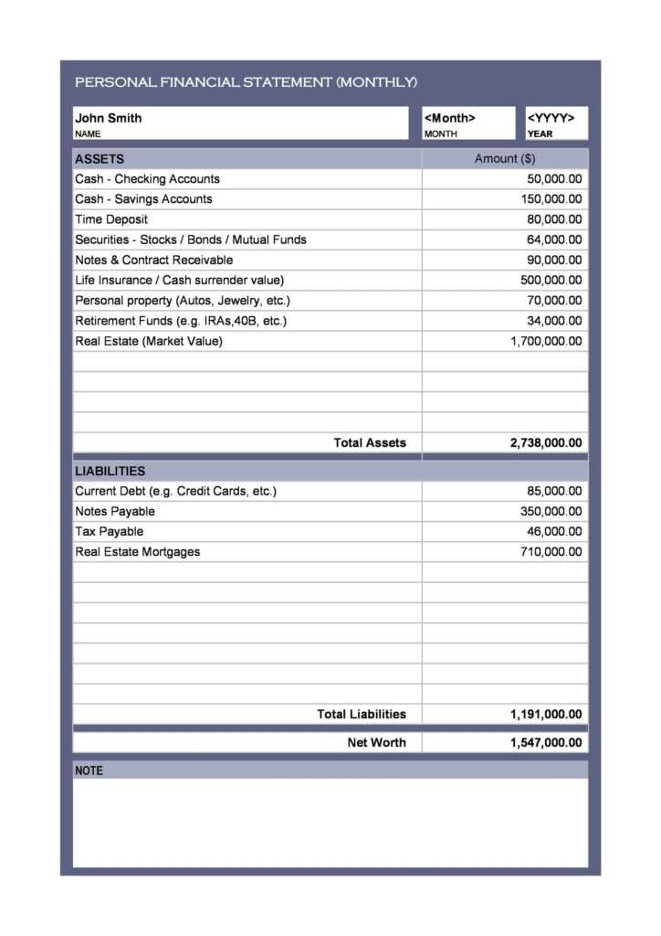 10 Free Financial Statement Templates (Excel) TemplateArchive With