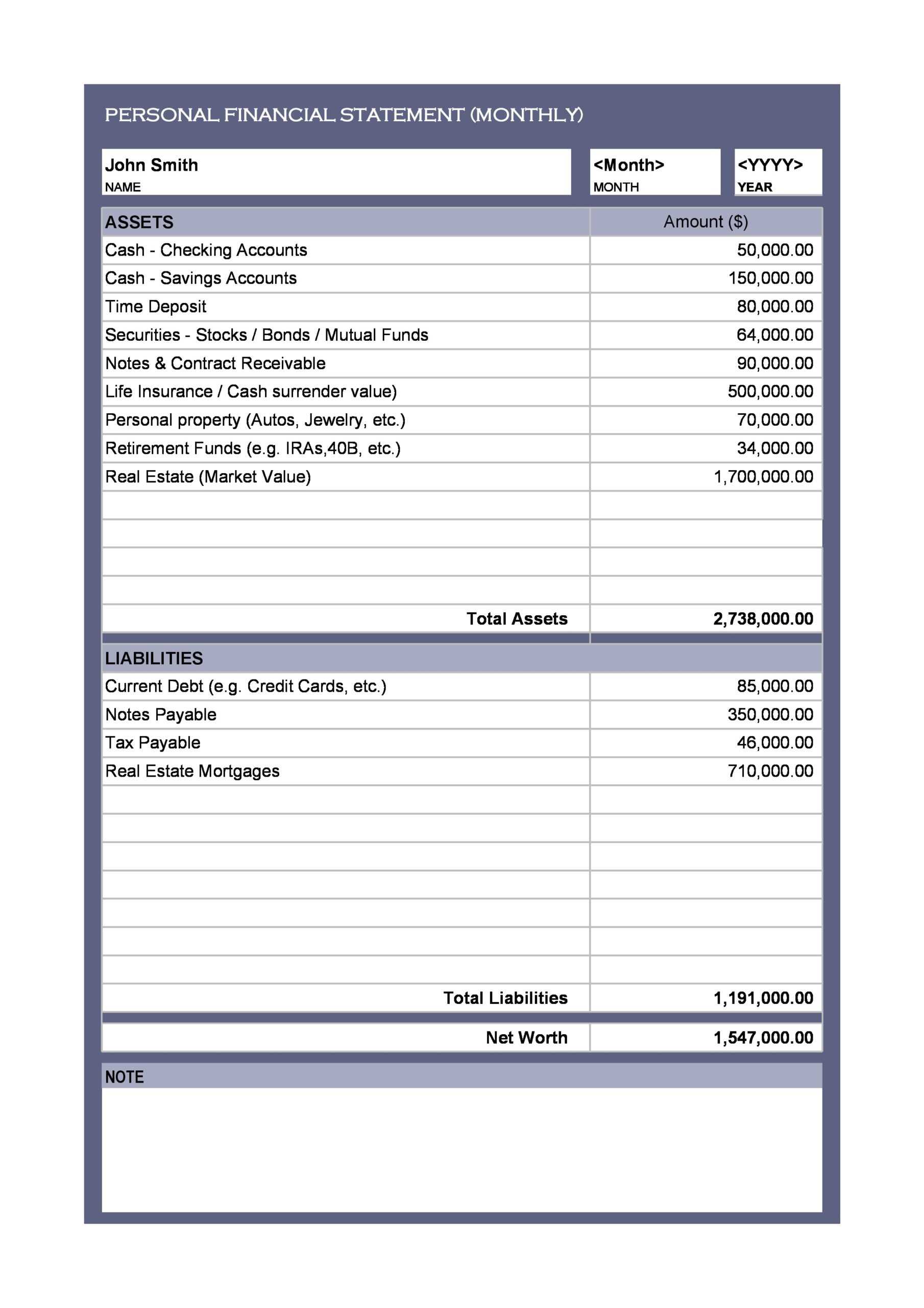 10 Free Financial Statement Templates (Excel) – TemplateArchive With Financial Reporting Templates In Excel