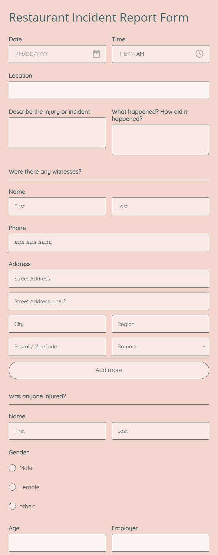 10+ Free Incident Report Form Templates 10FormBuilder Intended For Customer Incident Report Form Template 10+ Free Incident Report Form Templates 10FormBuilder Intended For Customer Incident Report Form Template