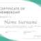 10 Free Membership Certificate Templates For Any Occasion For Llc Membership Certificate Template Word