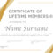 10 Free Membership Certificate Templates For Any Occasion In New Member Certificate Template