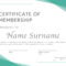 10 Free Membership Certificate Templates For Any Occasion Intended For New Member Certificate Template