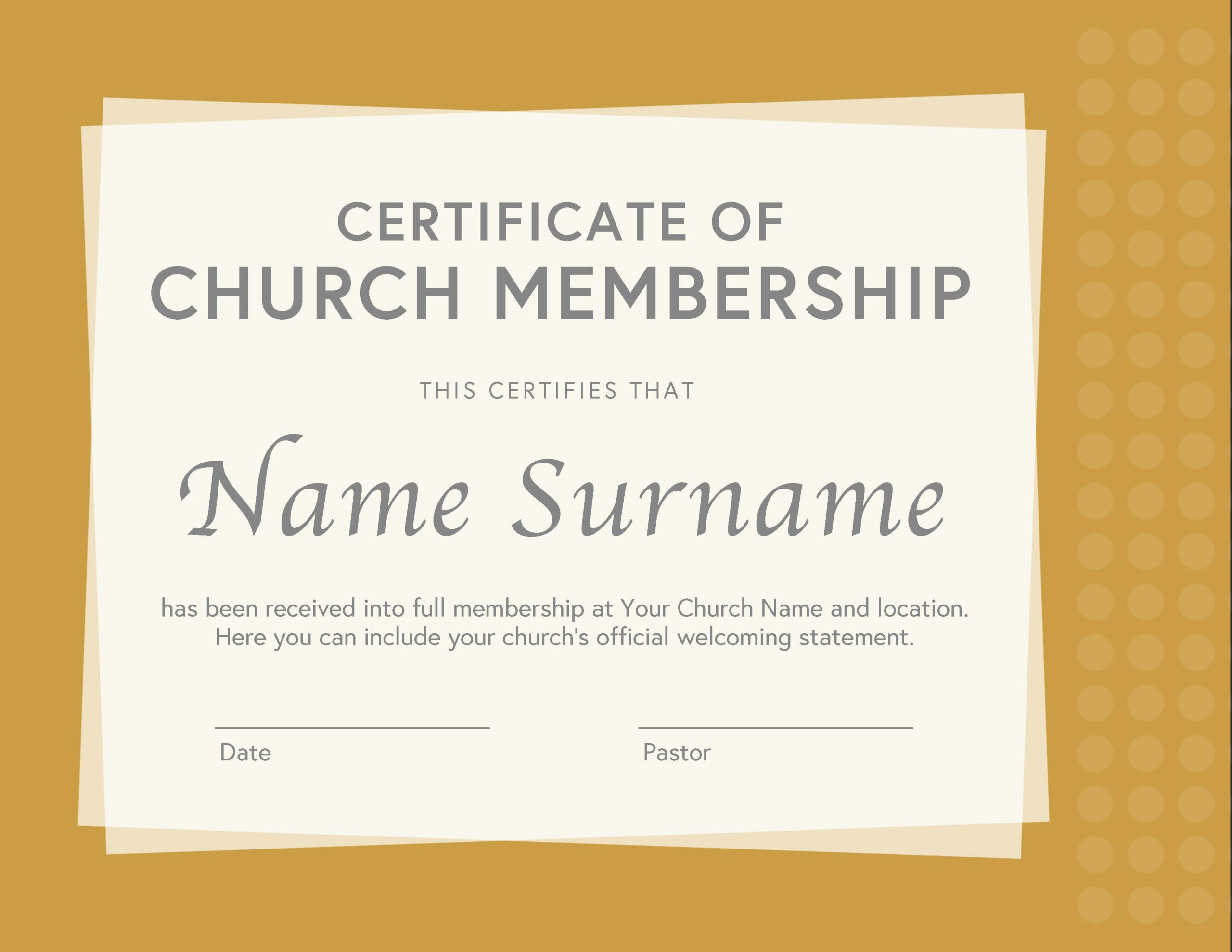 10 Free Membership Certificate Templates for Any Occasion Within New Member Certificate Template