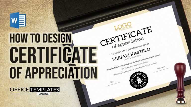 10+ Free Printable Certificate Templates for MS Word Within Microsoft