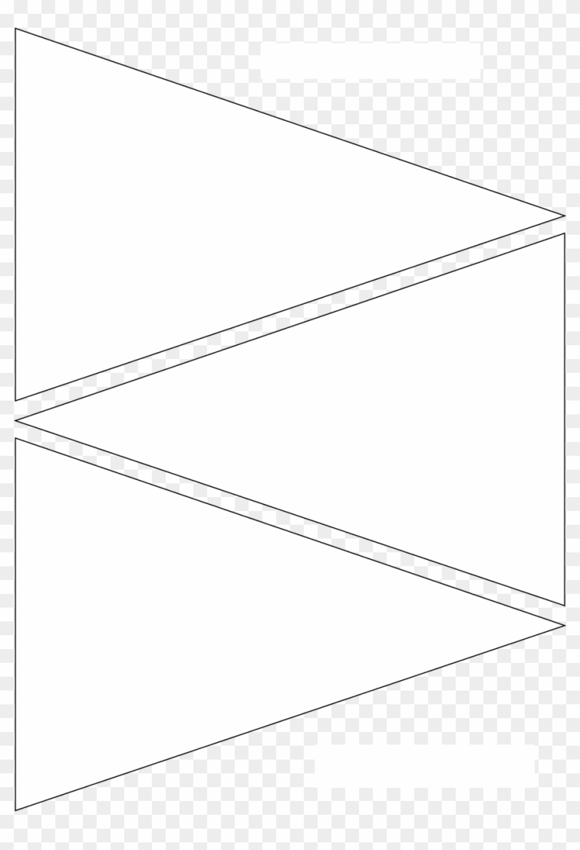 10 Free Printable Templates Pennant Banner Template, - Bunting  For Triangle Banner Template Free