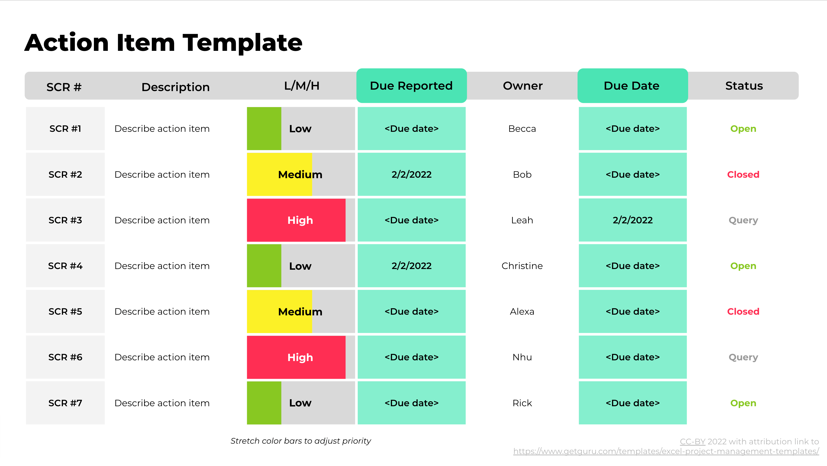 10 Free Project Management Excel Templates & Examples  Guru With Regard To Project Status Report Template Excel Download Filetype Xls