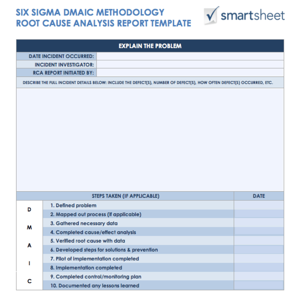 10 Free Root Cause Analysis Templates (and How To Use Them) Pertaining To Root Cause Report Template