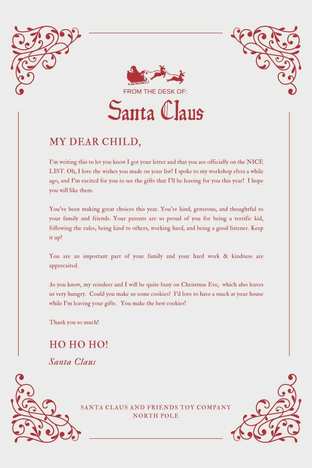 10+ Free Santa Letter Templates to Print & Use (right now!)