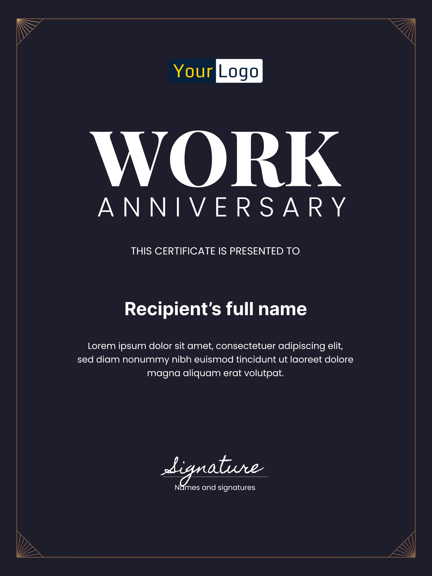 10 FREE Work Anniversary Certificate Templates  Virtualbadge