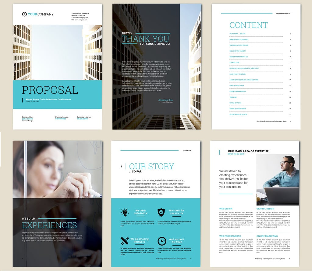 10 Fresh InDesign Brochure Templates (10)  Redokun Blog