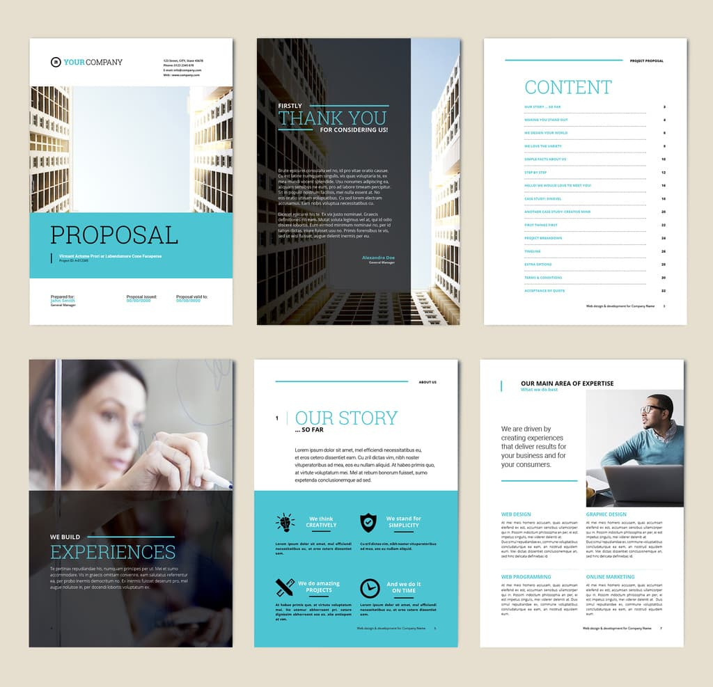 10 Modern Annual Report Design Templates [Free and Paid]  Redokun  For Free Indesign Report Templates
