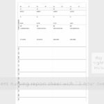 10 Patient Nursing Report Sheet With 10 Hour Overview For Nurse Shift Report Sheet Template