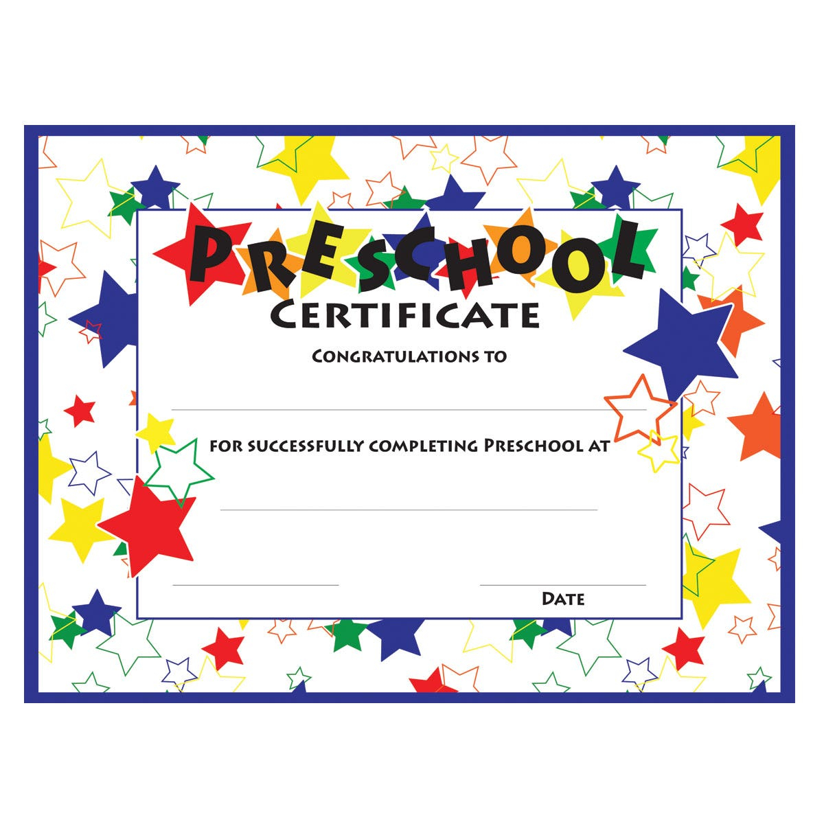 10+ Preschool Certificate Templates - PDF  Free & Premium Templates Within Preschool Graduation Certificate Template Free