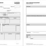 10+ Printable Construction Report Formats In MS Word Throughout State Report Template