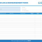 10 Printable IRS Mileage Tracking Templates – GOFAR In Gas Mileage Expense Report Template