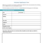 10 Printable Volunteer Application Templates (Free) – TemplateArchive Regarding Volunteer Report Template