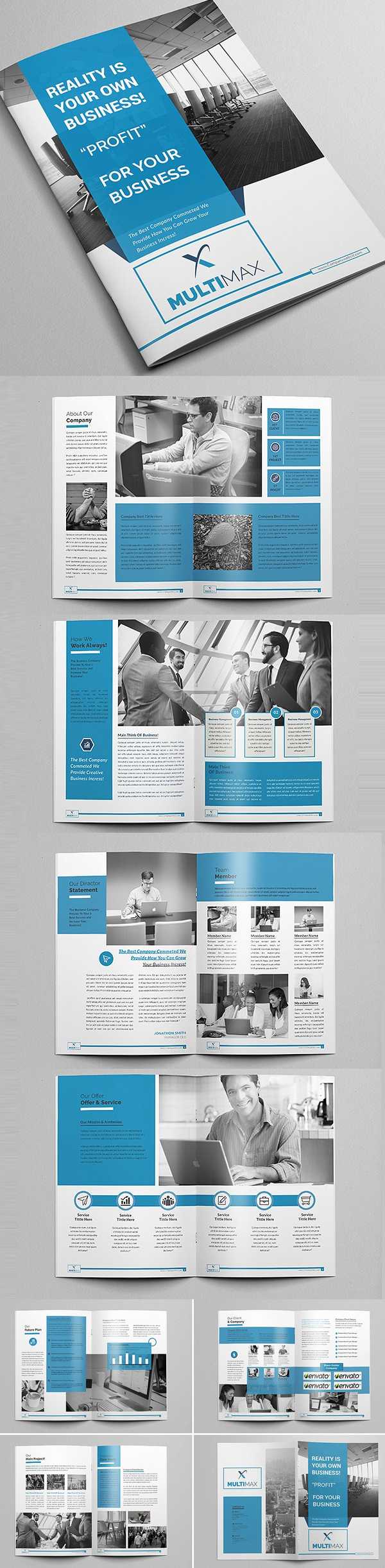 10 Professional Corporate Brochure Templates  Design  Graphic  Throughout Professional Brochure Design Templates