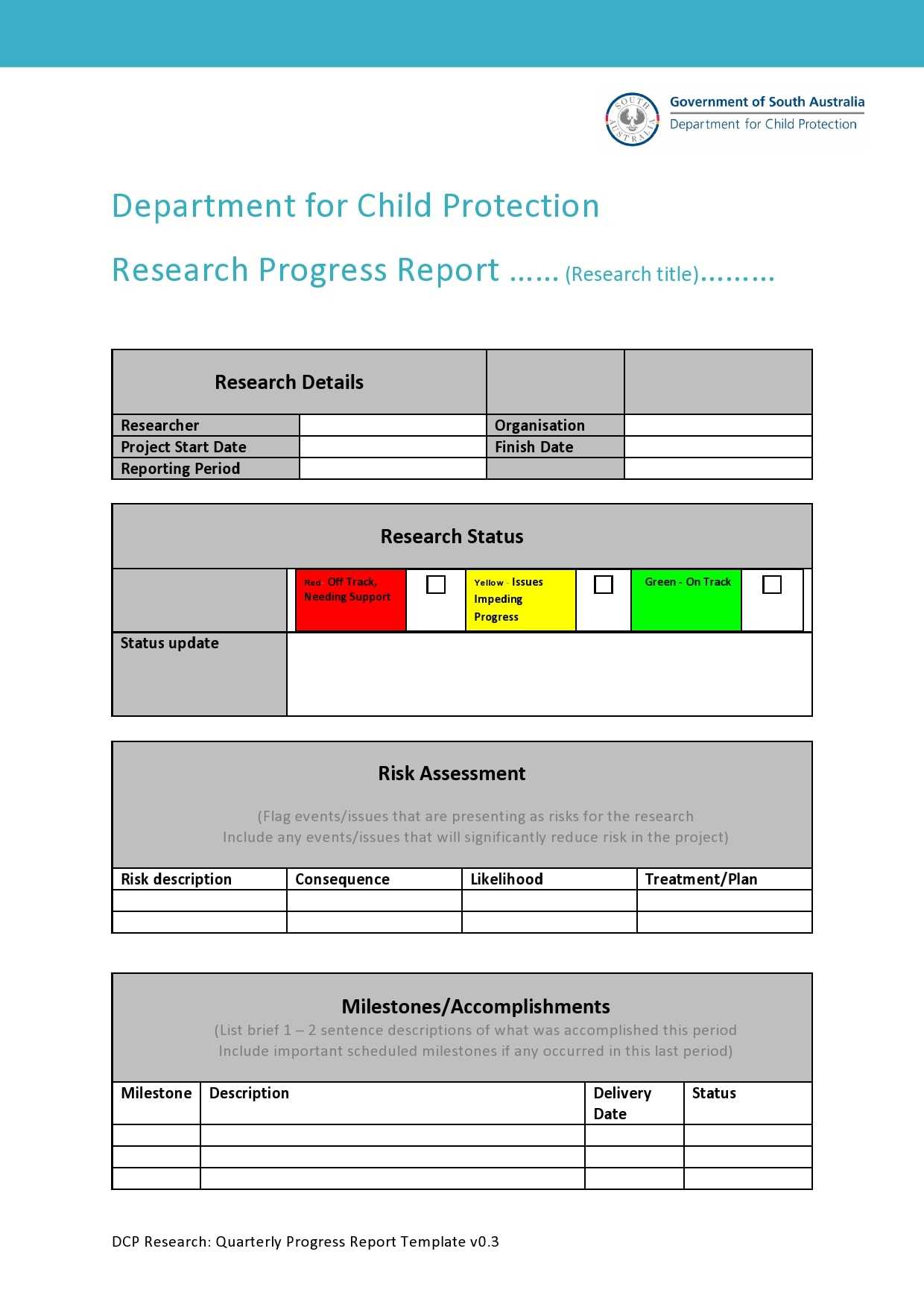 10 Professional Progress Report Templates (Free) - TemplateArchive Inside Progress Report Template Doc
