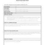 10 Professional Progress Report Templates (Free) – TemplateArchive Intended For Research Project Progress Report Template