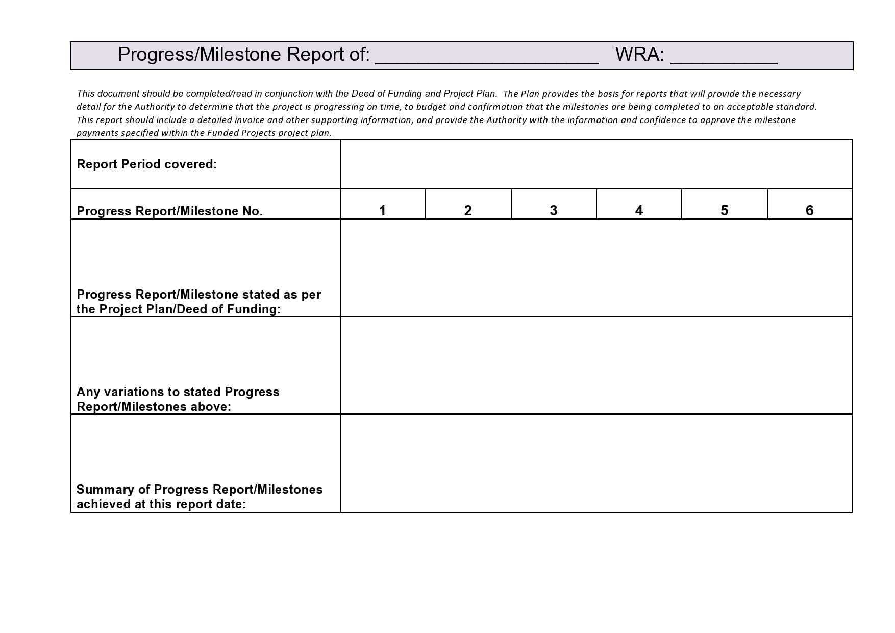 10 Professional Progress Report Templates (Free) - TemplateArchive