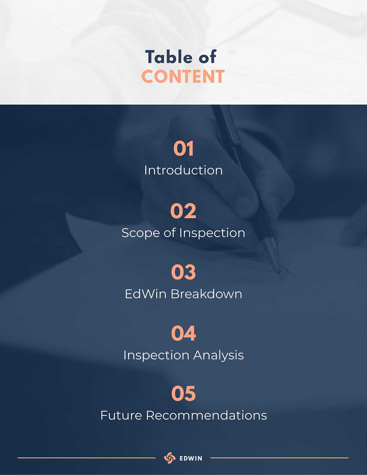 10 Professional Table Of Contents Templates [10 Update] Inside Report Content Page Template