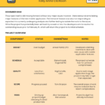 10+ Project Status Report Templates For Businesses – Venngage Regarding Project Implementation Report Template
