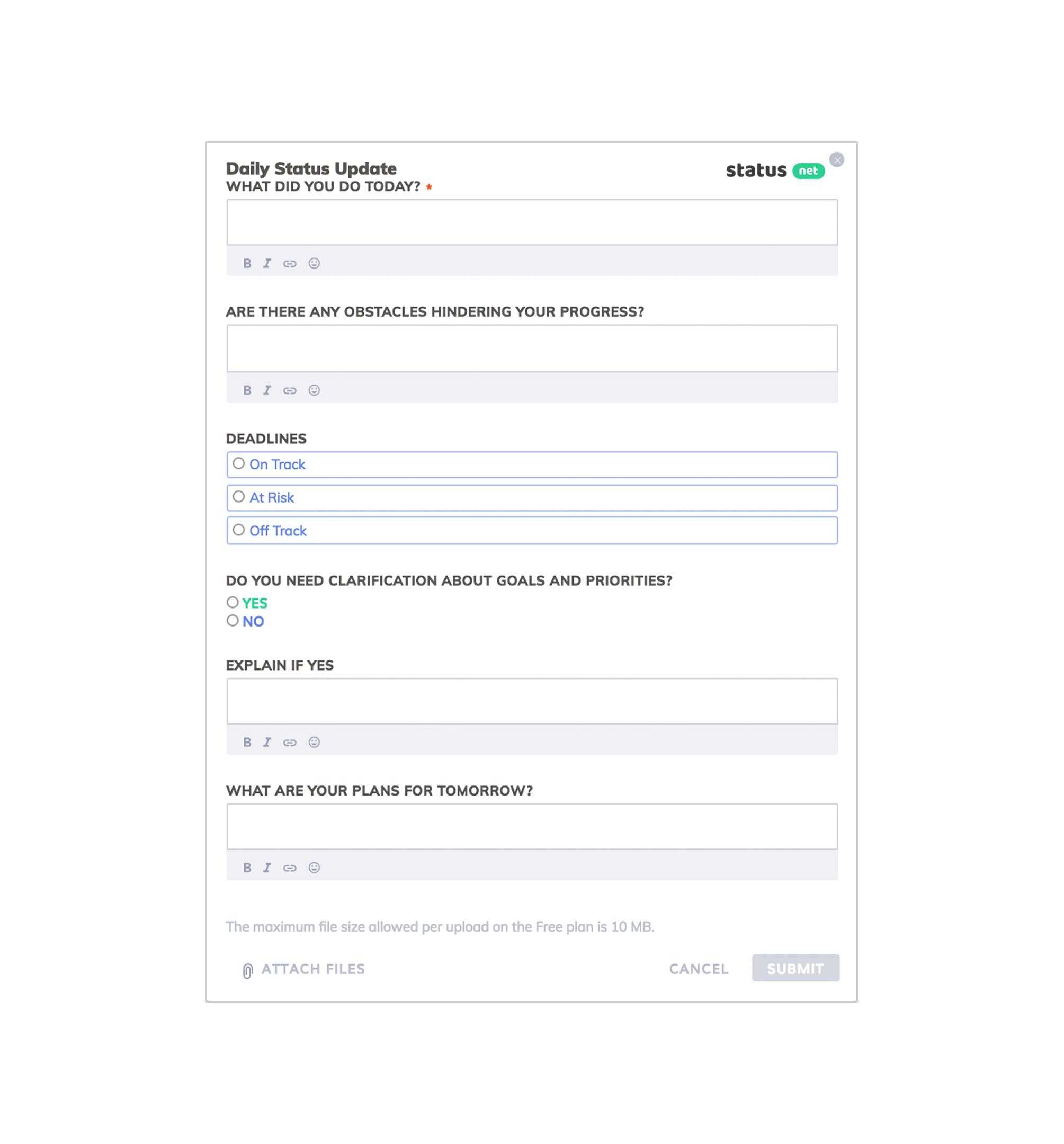 10 Remarkable QA Daily Status Report Templates  Free Download