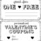 10 Sets Of Free Printable Love Coupons And Templates Intended For Blank Coupon Template Printable