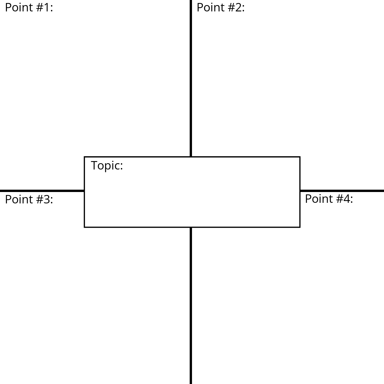10 Square Writing Outline Template Inside Blank Four Square Writing Template 10 Square Writing Outline Template Inside Blank Four Square Writing Template