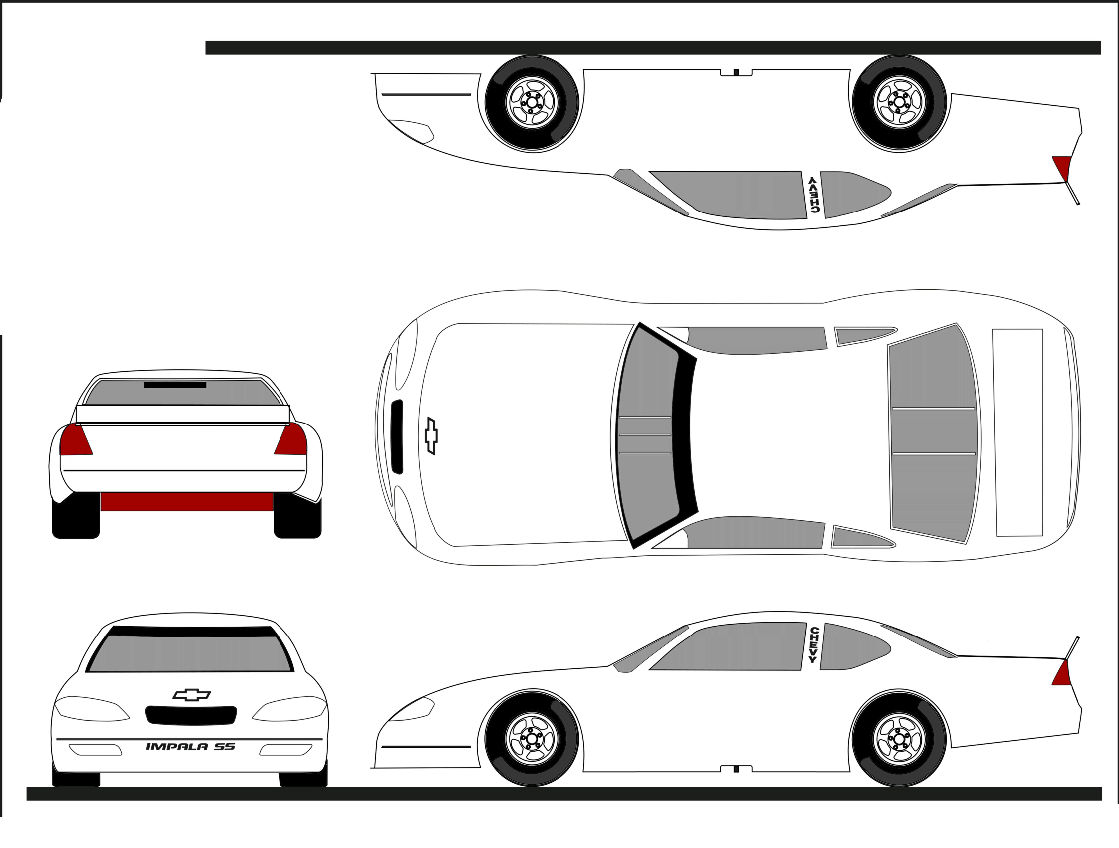 10 Steps To Create A Paint Scheme Mockup  The Colors Of The Race Pertaining To Blank Race Car Templates