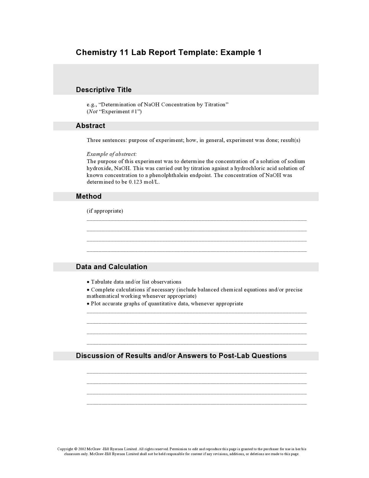 10 Useful Lab Report Examples (& Free Templates) Intended For Physics Lab Report Template