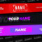 10 YouTube Channel Banner Template For Android/iOS/PC – Rajib Studio For Yt Banner Template