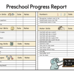 A Complete Guide To Preschool Progress Reports For Preschool Progress Report Template