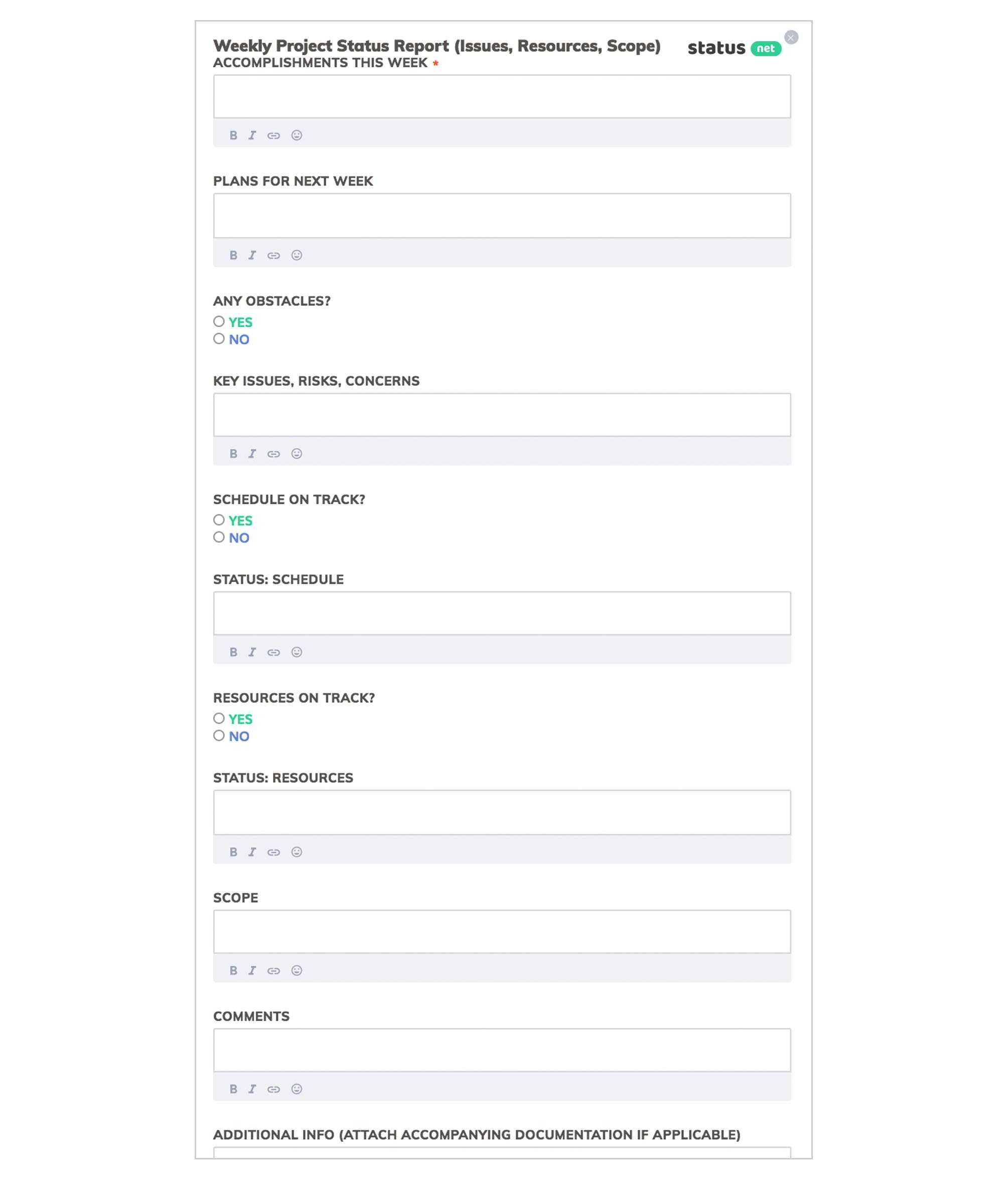 A Great Business Development Status Report Template  Free Download With Regard To Development Status Report Template