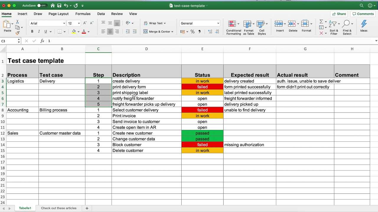 A Proven Test Plan Template for Software Testing (Excel) In Test Case Execution Report Template