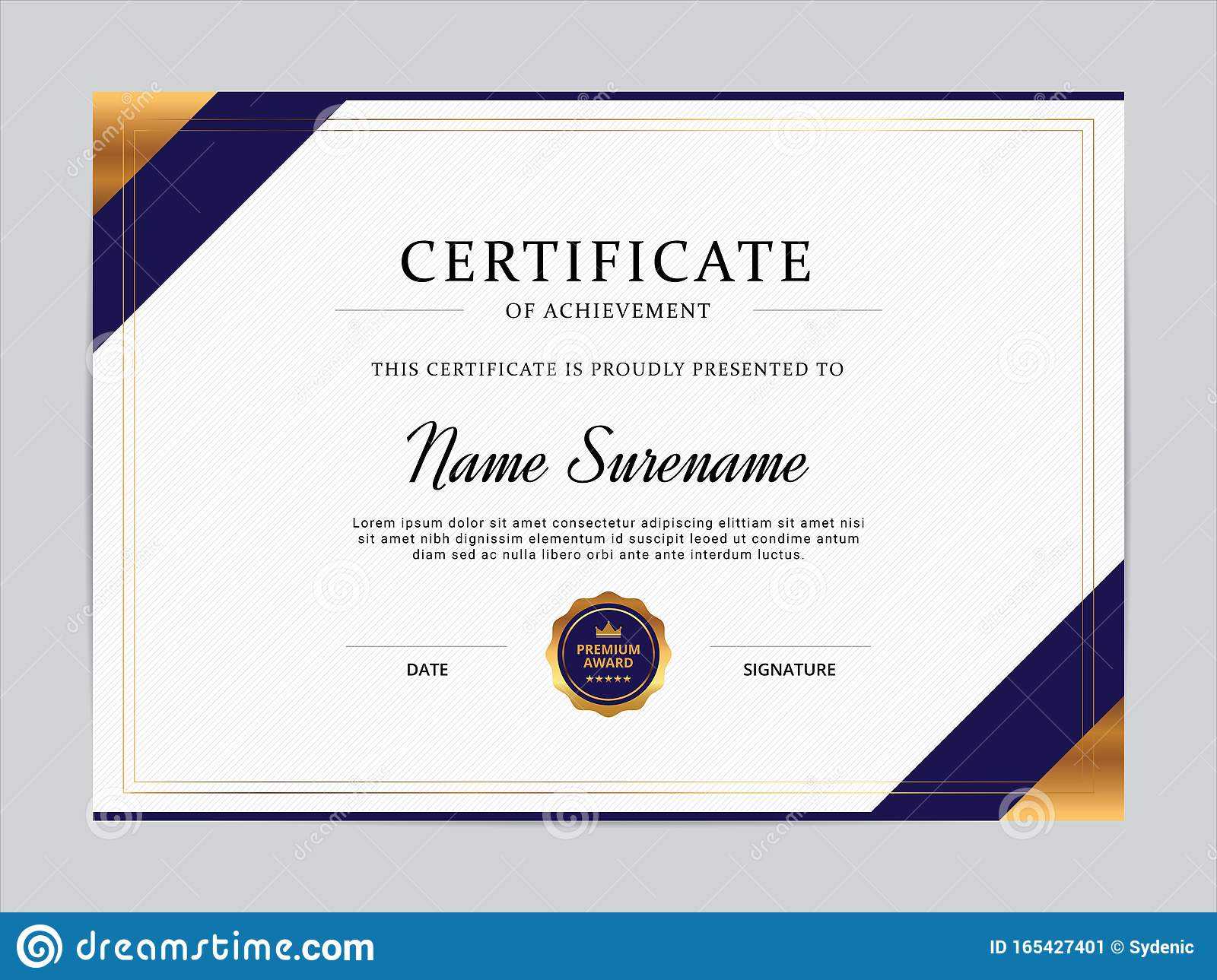 A10 Certificate Template Vector Design Stock Vector - Illustration Pertaining To Template For Training Certificate A10 Certificate Template Vector Design Stock Vector - Illustration Pertaining To Template For Training Certificate