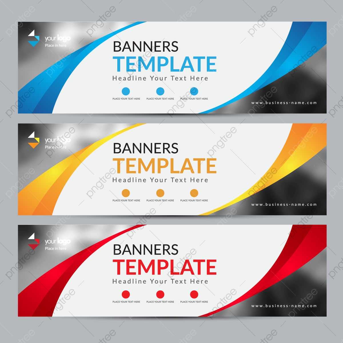 Abstract Web Banner Design Background Banner Website Design