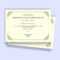 Academic Achievement Certificate Template – Word  Template