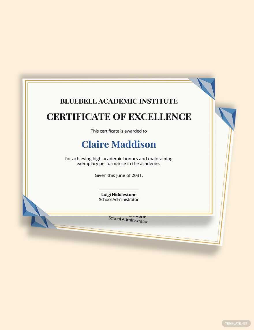 Academic Certificates Templates Word - Design, Free, Download Pertaining To Certificate Of Excellence Template Word Academic Certificates Templates Word - Design, Free, Download Pertaining To Certificate Of Excellence Template Word