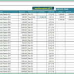 Account Receivable Excel Template » The Spreadsheet Page In Ar Report Template