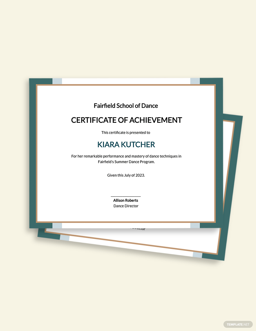 Achievement Certificates Templates Word - Design, Free, Download  Inside Word 2013 Certificate Template